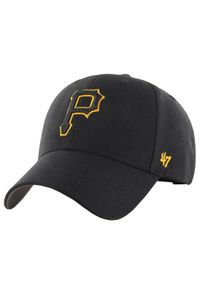 47 Brand - Czapka z daszkiem męska MLB Pittsburgh Pirates Cap. Kolor: czarny. Materiał: wełna, akryl