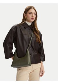 Calvin Klein Torebka Foil Logo Conv Shou?Lder Bag LV04F3272G Beżowy. Kolor: beżowy. Materiał: skórzane #1