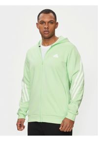 Adidas - adidas Bluza Future Icons 3-Stripes IN3325 Zielony Regular Fit. Kolor: zielony. Materiał: syntetyk #1