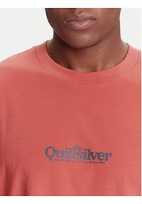 Quiksilver T-Shirt EQYZT08174 Czerwony Regular Fit. Kolor: czerwony. Materiał: bawełna #4