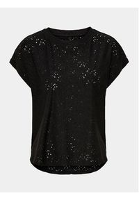 only - ONLY Bluzka Smilla 15231005 Czarny Regular Fit. Kolor: czarny. Materiał: syntetyk