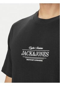 Jack & Jones T-Shirt Cassis 12295049 Czarny Regular Fit. Kolor: czarny. Materiał: bawełna #5