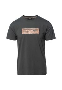 Hi-tec - T-shirt Męski Hamiloni. Kolor: czarny, szary, wielokolorowy, fioletowy
