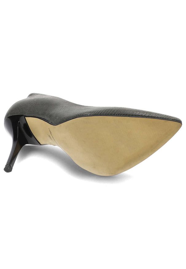 Szare Szpilki Baldaccini Eleganckie Skórzane Buty. Okazja: do pracy, na spotkanie biznesowe, na co dzień. Kolor: szary. Materiał: skóra. Obcas: na szpilce. Styl: elegancki. Wysokość obcasa: średni