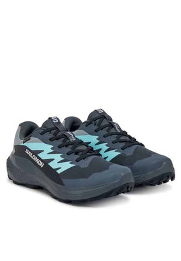 salomon - Salomon Buty do biegania Alphaglide Gore-Tex L47802500 Szary. Kolor: szary. Materiał: materiał. Technologia: Gore-Tex