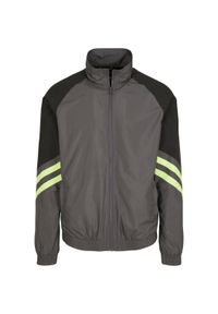 Urban Classics - Miejska klasyczna kurtka w kratę. Kolor: czarny #1