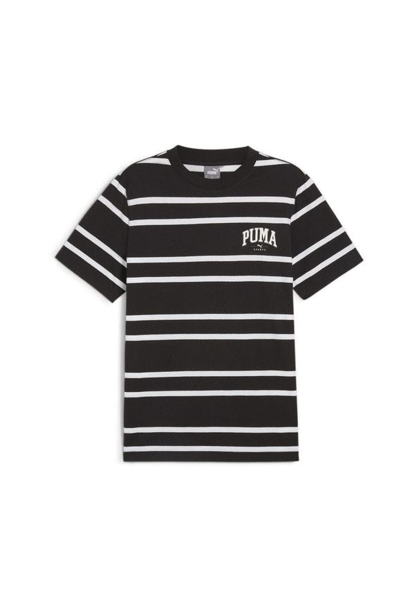 Puma Koszulka Squad Stripe Aop 68179301. Kolor: czarny, wielokolorowy