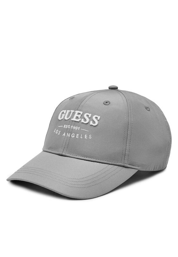 Guess Czapka z daszkiem Not Coordinated Eco Headwear AM5023 POL01 Szary. Kolor: szary. Materiał: materiał