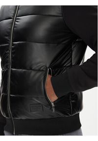 Karl Lagerfeld - KARL LAGERFELD Kurtka przejściowa 505065 553565 Czarny Regular Fit. Typ kołnierza: dekolt w karo. Kolor: czarny. Materiał: syntetyk #5