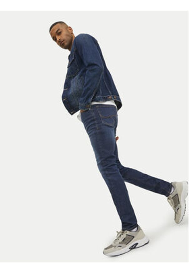 Jack & Jones Jeansy Liam 12110056 Granatowy Skinny Fit. Kolor: niebieski