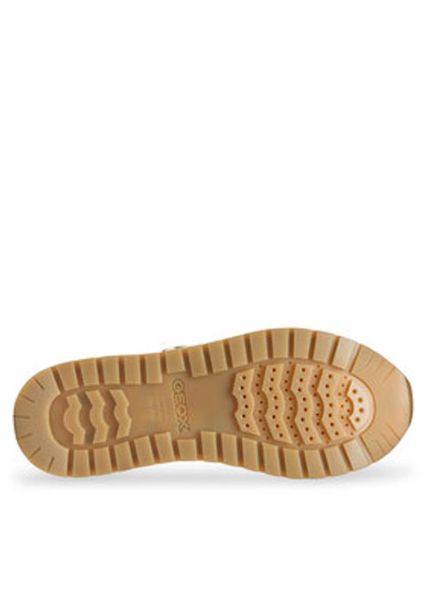Geox Sneakersy D New Kency D55MZA 022BN CH62L Beżowy. Kolor: beżowy. Materiał: zamsz, skóra