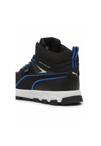 Puma - Młodzieżowe sneakersy Evolve Trail PUMA Black Hyperlink Blue. Kolor: wielokolorowy, niebieski, czarny. Materiał: materiał, syntetyk. Szerokość cholewki: normalna. Sport: turystyka piesza