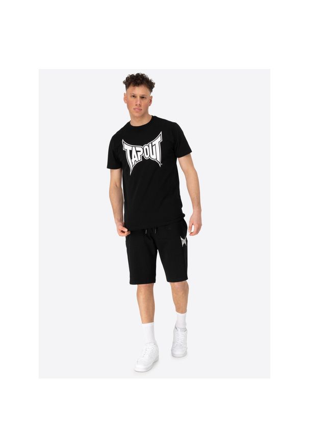 TAPOUT - Zestaw koszulka i spodenki Tapout Fallon. Kolor: czarny. Materiał: dresówka
