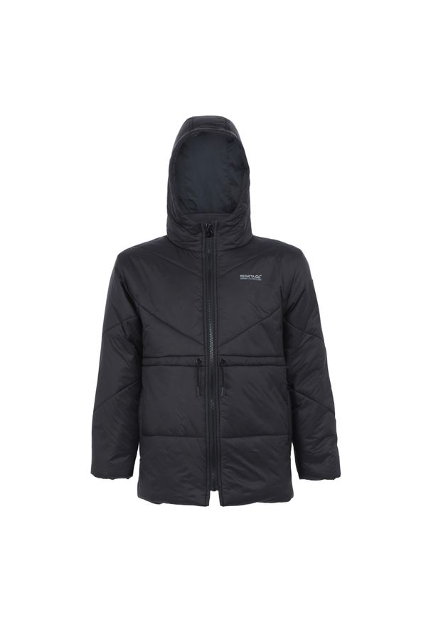 Regatta - Kurtka Dziecięca Rurie Padded Jacket. Kolor: czarny. Materiał: puch. Styl: sportowy