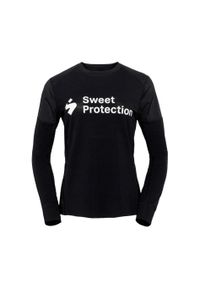 Damska koszulka z długim rękawem z wełny merino Sweet Protection Hunter. Kolor: czarny. Materiał: wełna. Długość rękawa: długi rękaw. Długość: długie. Sport: kolarstwo #1