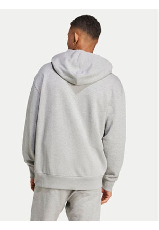 Adidas - adidas Bluza ALL SZN French Terry IY4155 Szary Loose Fit. Kolor: szary. Materiał: bawełna