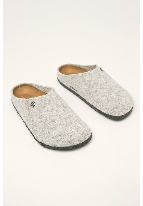 Birkenstock - Kapcie Zermatt. Kolor: szary. Materiał: guma
