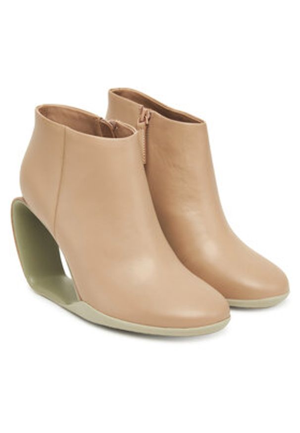 United Nude Botki Mobius Ankle Bootie Hi 1093793116 Beżowy. Kolor: beżowy. Materiał: skóra