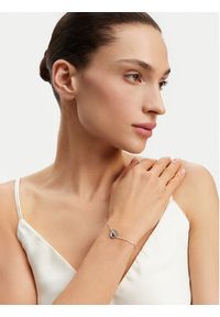 Guess Bransoletka Lovely Guess JUBB03 036JW Srebrne rodowanie. Materiał: metalowe. Kolor: srebrny #4