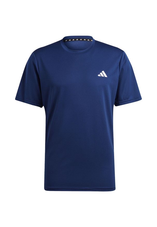 Adidas - Koszulka męska adidas Train Essentials Training Tee. Kolor: biały, niebieski, wielokolorowy