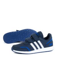 Adidas - Buty adidas Switch 3C Jr FW3983 niebieskie. Okazja: na co dzień. Kolor: niebieski. Materiał: materiał, syntetyk, guma. Szerokość cholewki: normalna #3