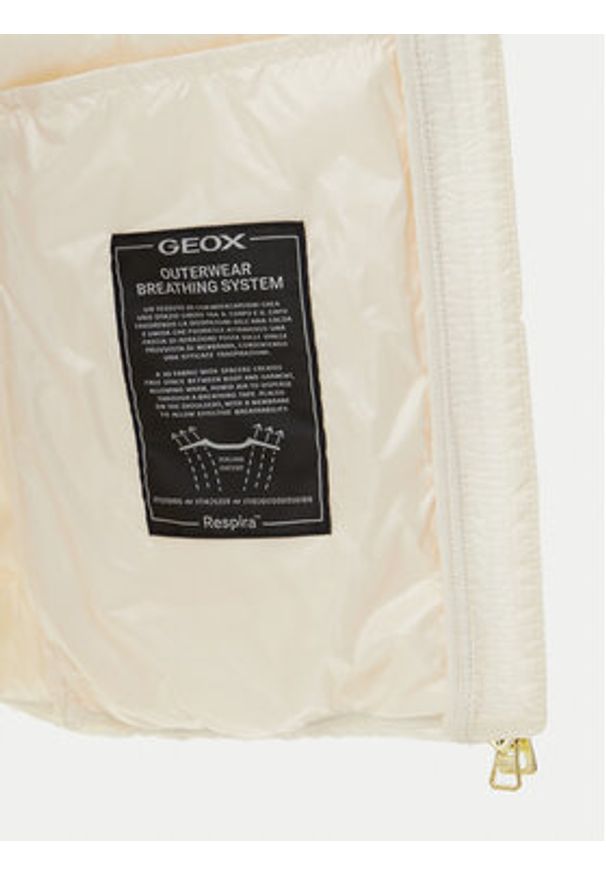 Geox Kurtka puchowa Jaysen W5525B T3146 F1819 Beżowy Regular Fit. Kolor: beżowy. Materiał: syntetyk