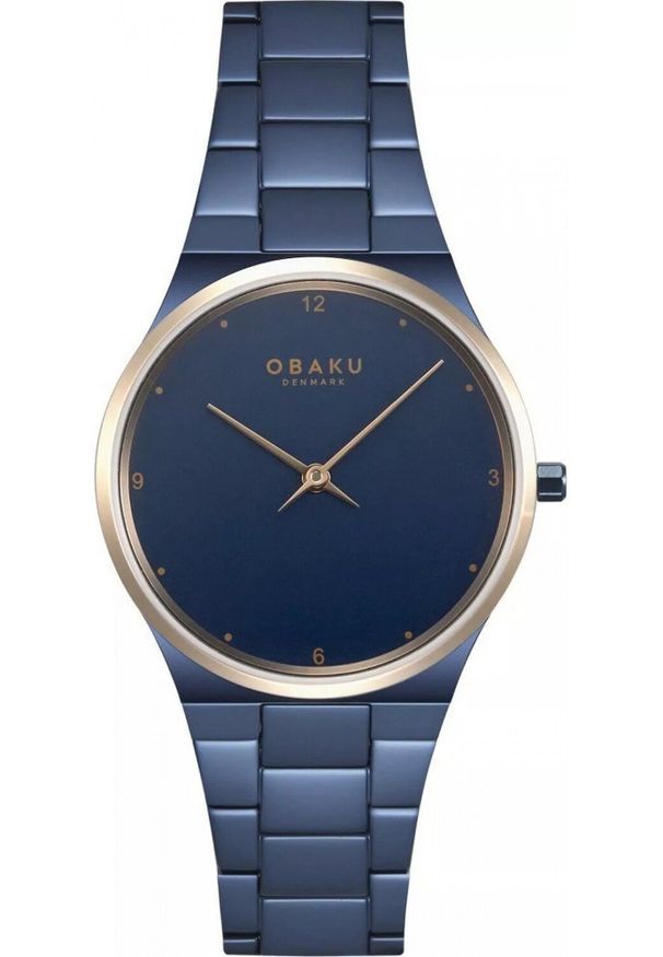 OBAKU - Zegarek damski Obaku Denmark V305LXSLSL niebieski. Kolor: niebieski