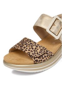 Remonte Sandały CEO-D1J53-91 Złoty. Kolor: złoty. Materiał: skóra, syntetyk #6