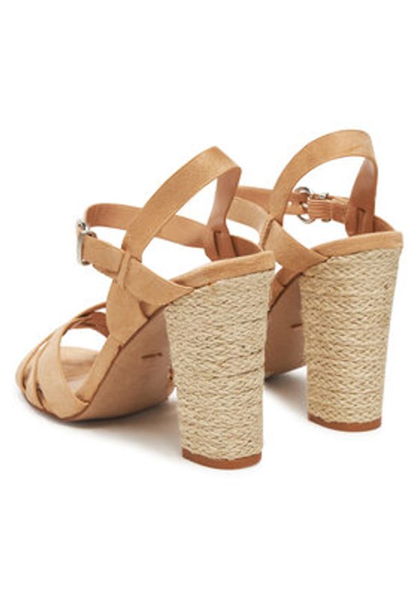 DeeZee Espadryle XFV19008-11 Beżowy. Kolor: beżowy. Materiał: materiał