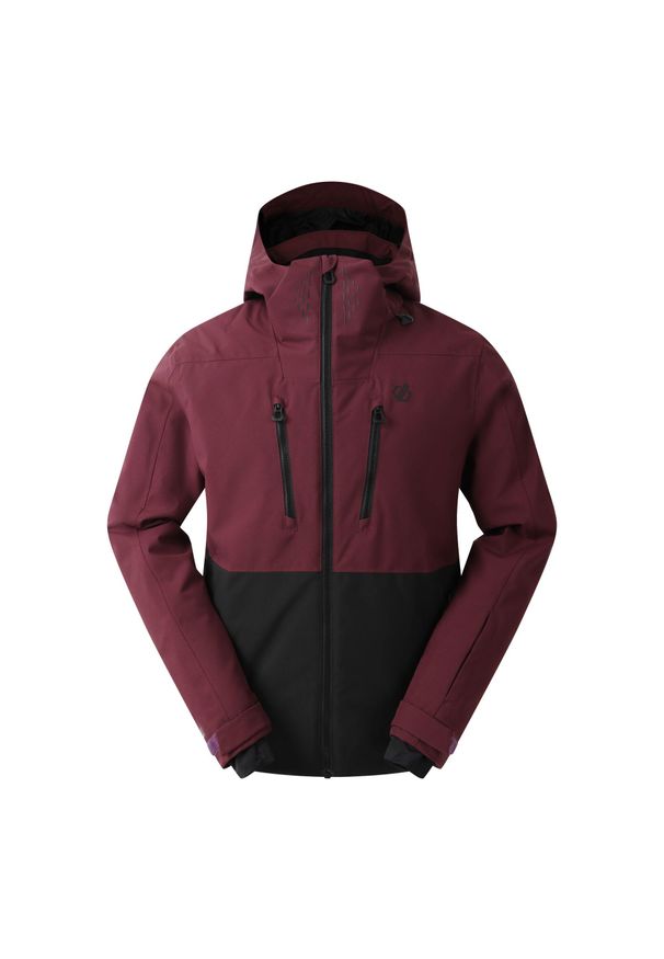 DARE 2B - Męska Kurtka Narciarska Baseplate III. Kolor: różowy, fioletowy, wielokolorowy, czarny. Sezon: zima. Sport: narciarstwo