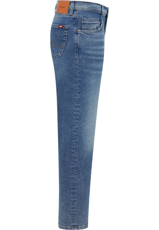 Mustang - Męskie Spodnie Jeansowe MUSTANG Denver Straight Denim Blue 1014878 5000 784