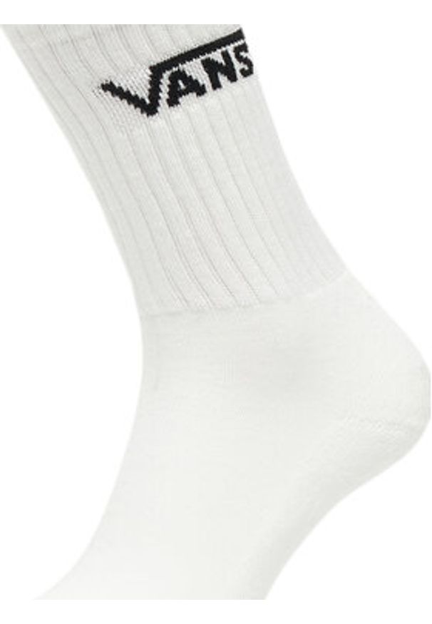 Vans Skarpety długie VN000QBV Biały. Kolor: biały. Materiał: bawełna