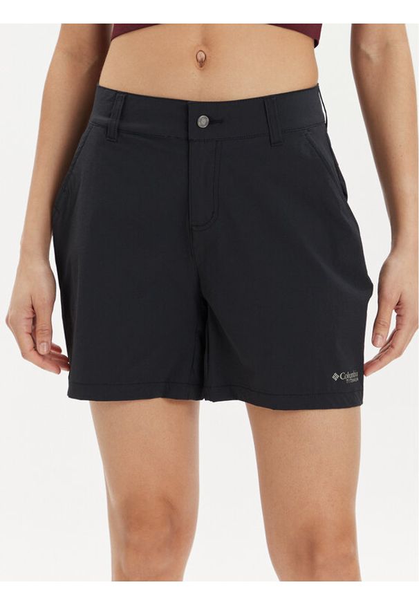 columbia - Columbia Szorty sportowe Summit Valley™ Short 2072494 Czarny Active Fit. Kolor: czarny. Materiał: syntetyk