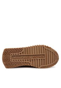 MICHAEL Michael Kors Sneakersy Rhodes 43R6RHFS1L Brązowy. Kolor: brązowy. Materiał: skóra #2