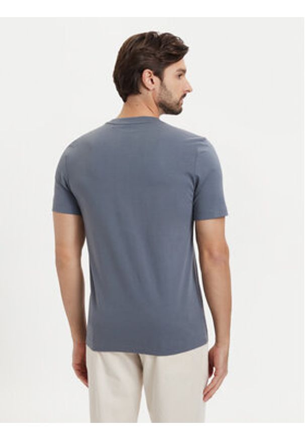 BOSS T-Shirt Thompson 01 50468347 Niebieski Regular Fit. Kolor: niebieski. Materiał: bawełna