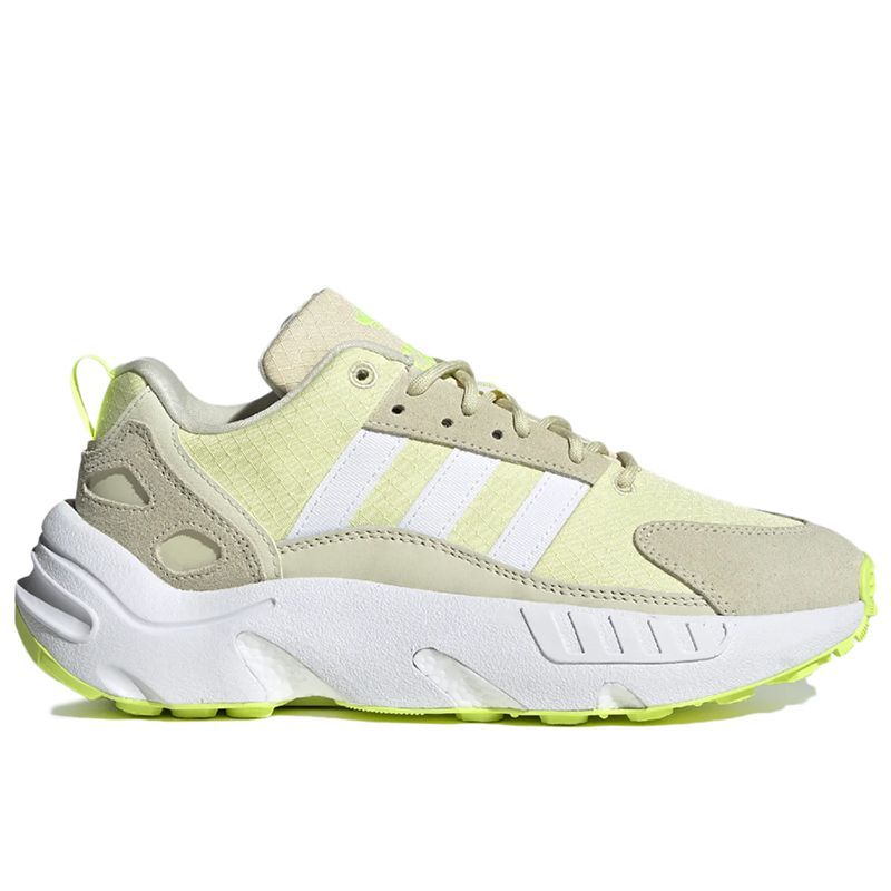 Żółte buty sportowe Adidas ZX, z cholewką ADGW8317.060
