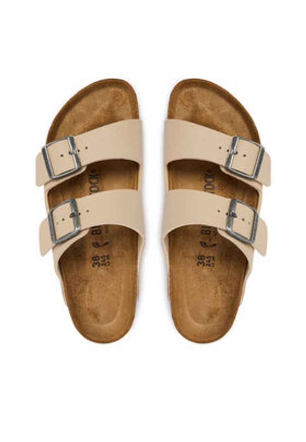 Birkenstock Klapki Arizona 1031501 Beżowy. Kolor: beżowy. Materiał: syntetyk