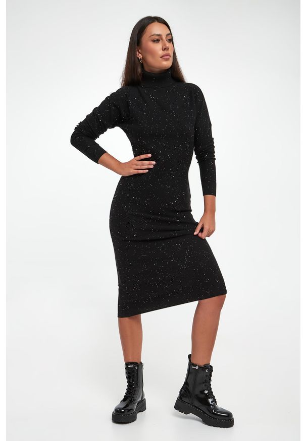 Joseph Ribkoff - Sukienka z cekinami midi JOSEPH RIBKOFF. Długość: midi