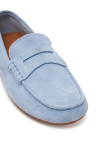 TOMMY HILFIGER - Tommy Hilfiger Mokasyny Flag Soft Suede Driver Loafer FW0FW08558 Niebieski. Kolor: niebieski. Materiał: zamsz, skóra #3