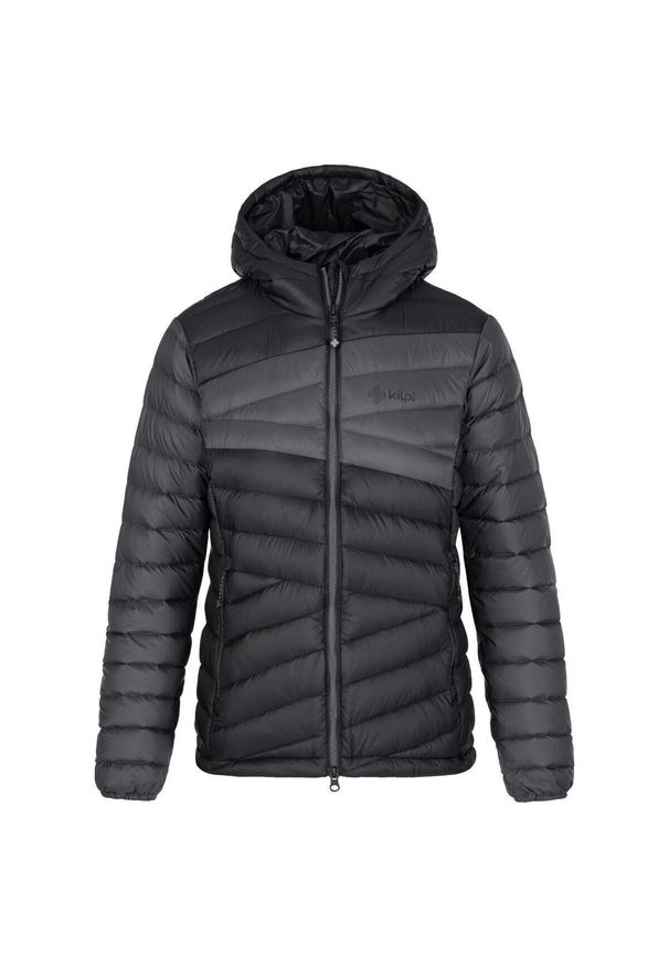 Damska kurtka puchowa Kilpi Pyramiden. Kolor: czarny. Materiał: nylon. Sport: turystyka piesza