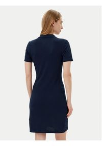 TOMMY HILFIGER - Tommy Hilfiger Sukienka codzienna WW0WW42567 Granatowy Slim Fit. Okazja: na co dzień. Kolor: niebieski. Materiał: bawełna. Typ sukienki: proste. Styl: casual #4