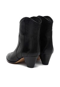 Badura Kowbojki EO-APRIL-25FW217 Czarny. Kolor: czarny. Materiał: zamsz, skóra #5