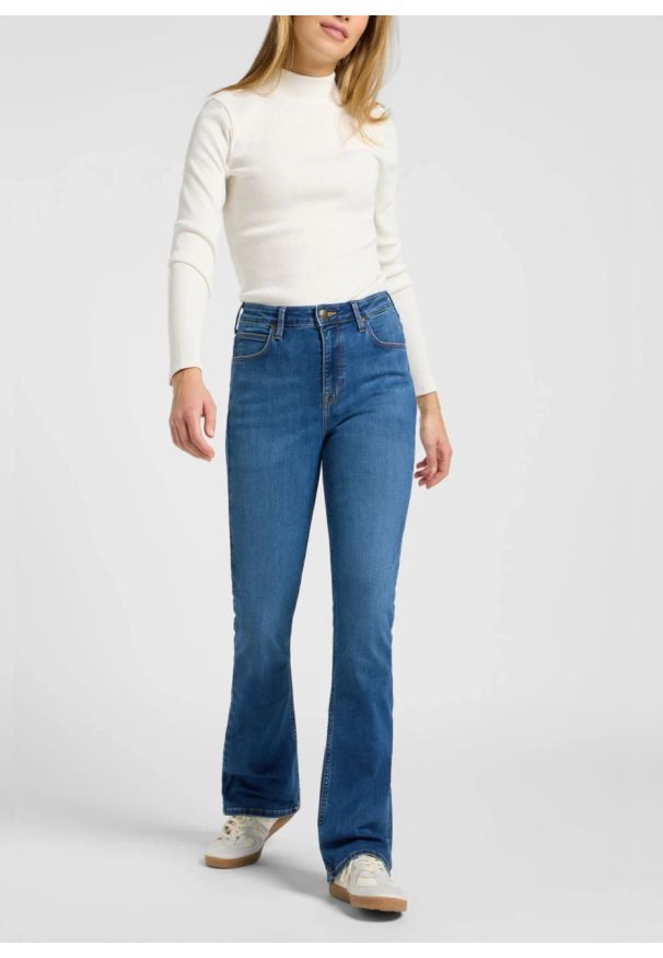 Lee - DAMSKIE SPODNIE LEE BREESE BOOT DEEP IN 112370942