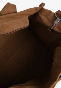 Renee - Brązowa Torebka Typu Shopper z Plecionki Sevisha. Kolor: brązowy. Styl: elegancki, biznesowy, casual