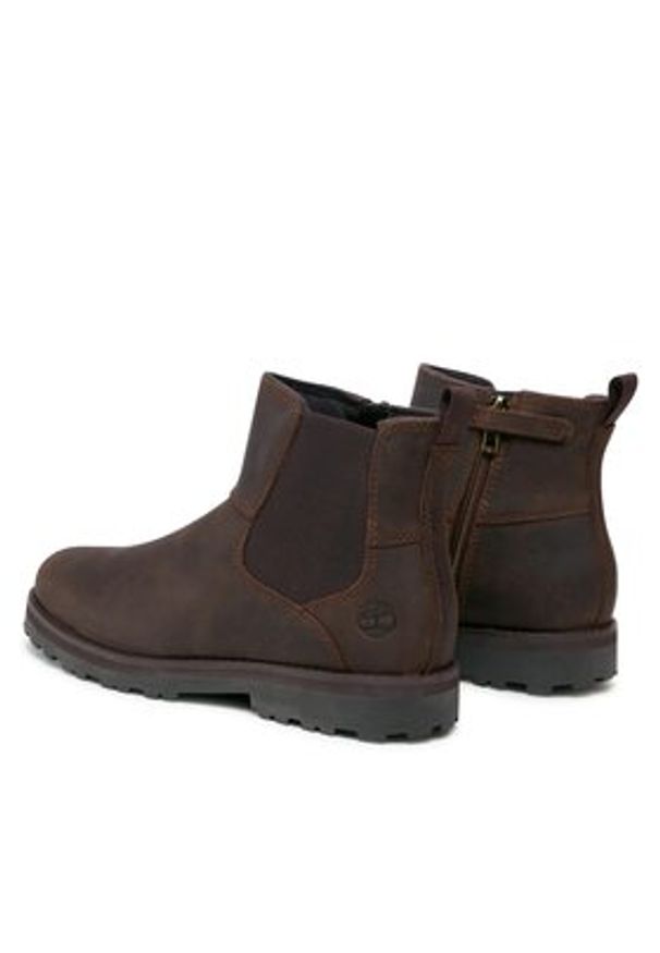 Timberland Trzewiki Courma Kid Chelsea TB0A28PY9311 Brązowy. Kolor: brązowy. Materiał: skóra