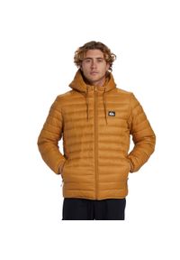 Quiksilver - Kurtka ocieplająca dla Mężczyzn SCALY Brązowy. Okazja: na co dzień. Kolor: wielokolorowy, żółty, brązowy. Materiał: materiał, nylon. Styl: casual #1