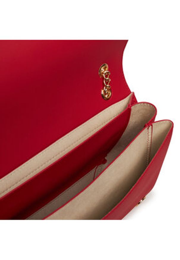 Love Moschino - LOVE MOSCHINO Torebka JC4192PP1LKD0500 Czerwony. Kolor: czerwony. Materiał: skórzane