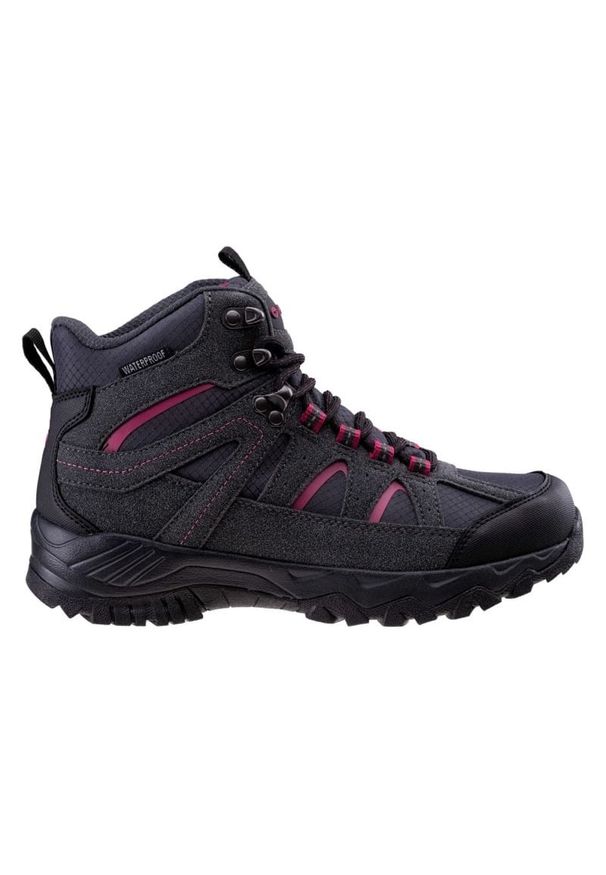 Hi-tec - Buty Hi-Tec Ostan Mid Wp W 92800442426 szare. Zapięcie: sznurówki. Kolor: szary. Materiał: syntetyk, guma