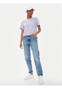 Calvin Klein Jeans T-Shirt J20J223226 Fioletowy Regular Fit. Kolor: fioletowy. Materiał: bawełna #4