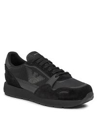 Emporio Armani Sneakersy X3X058 XN730 00002 Czarny. Kolor: czarny. Materiał: materiał #5